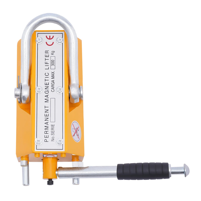 300kg/660lbs Steel Magnetic Lifter Heavy Duty Magnets Crane Hoist Lifting Magnet with Release Tool