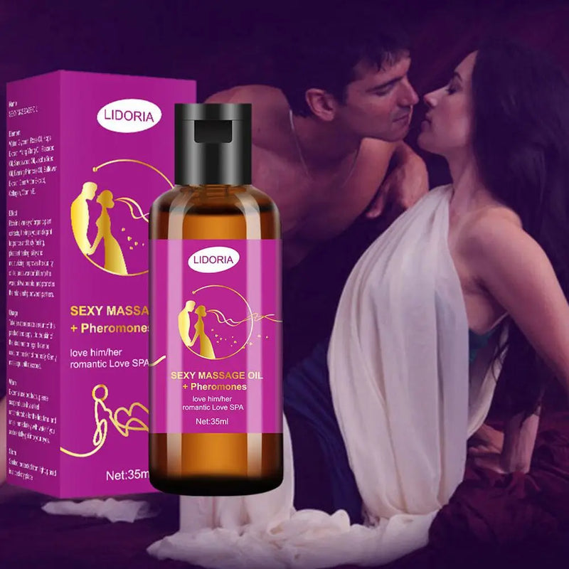 Aceite de masaje sensual Passion para relajación en pareja Aceite Purple Charm para terapia de masajes Deslizamiento perfecto y piel suave