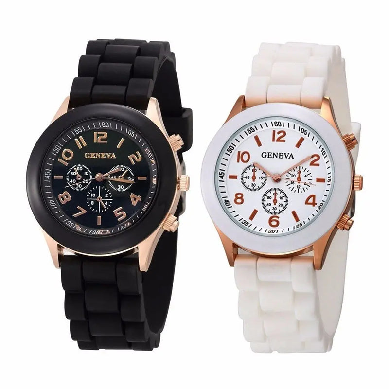 Relojes de mujer 2023 Nueva marca de moda de lujo Reloj de mujer Correa de silicona Reloj de pulsera de cuarzo para mujer Relogio Feminino Zegarki