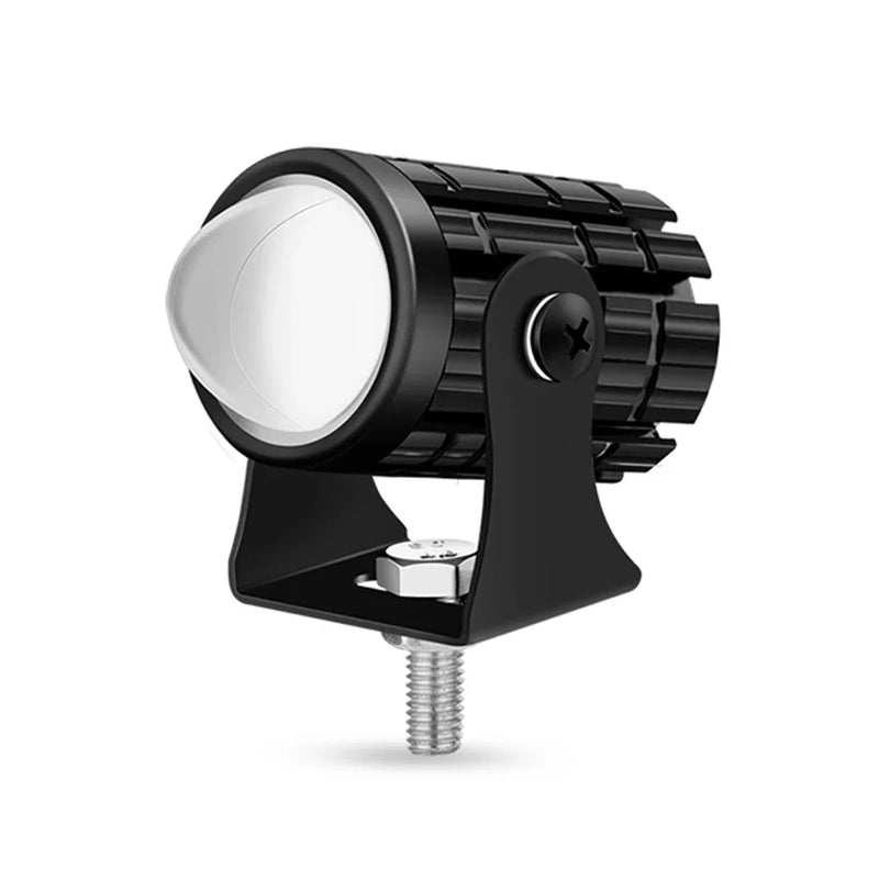 Proyector de faros LED Explorers para motocicletas superbrillantes con lente ojo de pez, faros LED antiniebla auxiliares para motocicletas