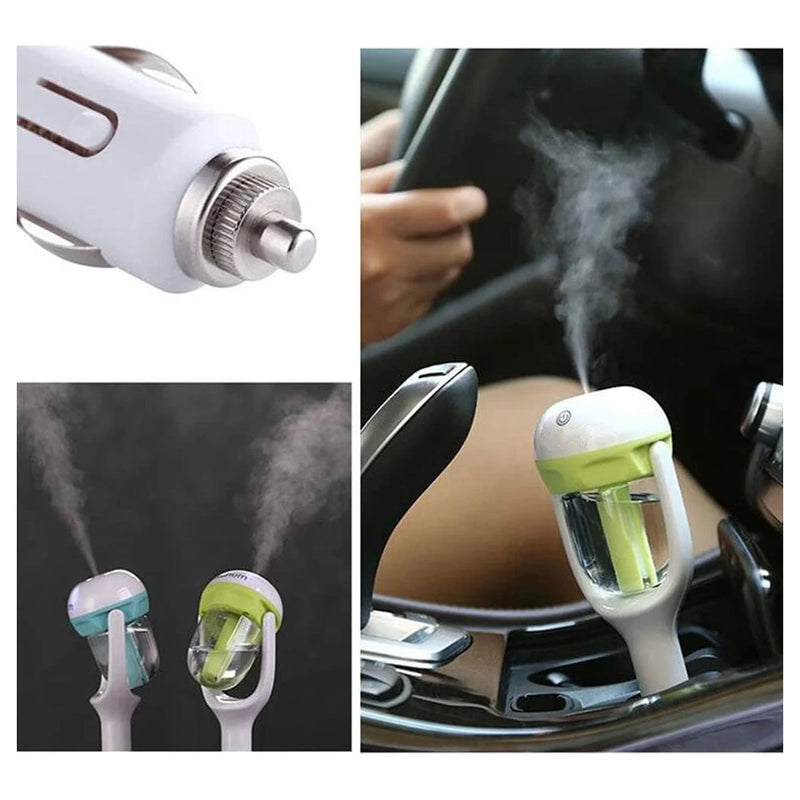 Mini humidificador de aire para coche, purificador de aire a vapor, difusor de aroma, difusor de aceites esenciales para aromaterapia, pulverizador automático para coche