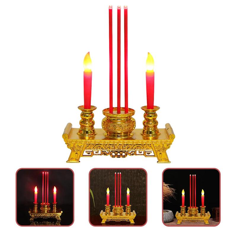 Worship lamp Electric Fake Buddhism Light Worship Altar Table Decor