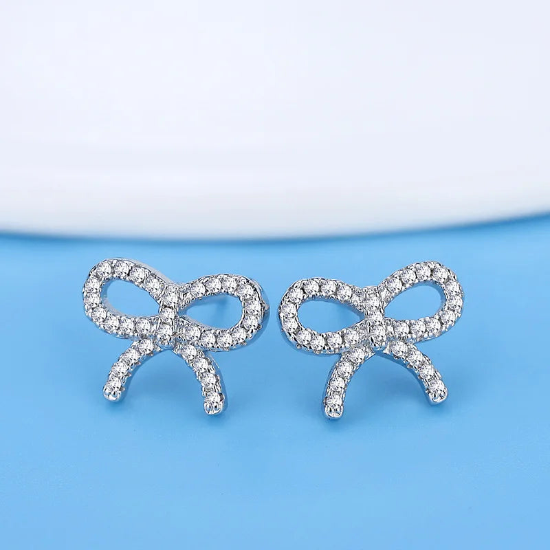 Pendientes de plata de ley 925 con circonitas de alta calidad para mujer, accesorios de joyería fina para bodas, regalo