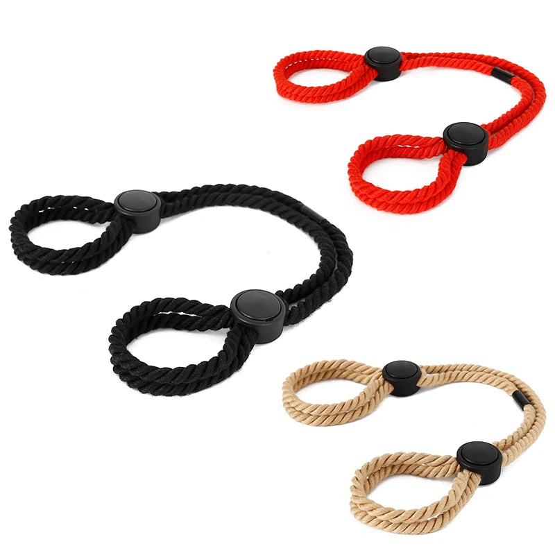 Adult Bdsm Game Products Toys Women Couples Handcuffs Binding Set SM Restraint Wrist And Ankle Cuff No Vibrator Sex Toy Sex Shop