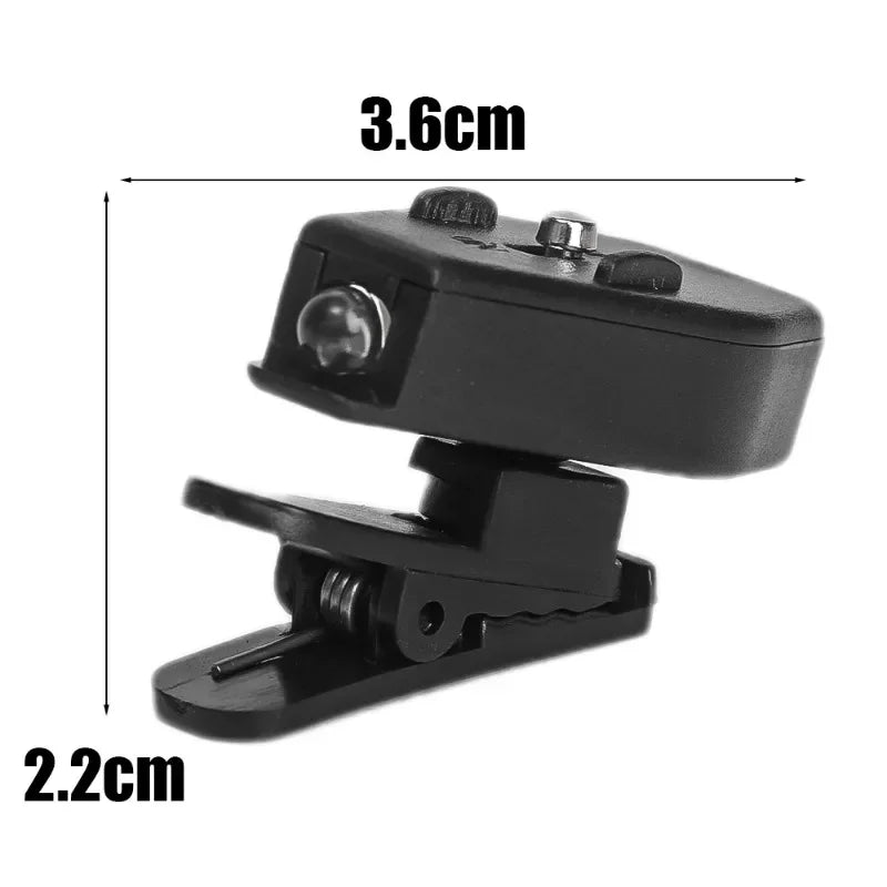 1/10 piezas Mini linterna ajustable para gafas, lámpara de lectura LED portátil con clip para gafas, luz nocturna universal para viajes y acampadas