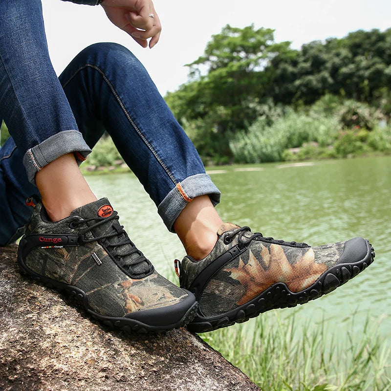 Botas de seguridad impermeables antideslizantes para hombre, calzado táctico militar para senderismo en el desierto, camuflaje, antipinchazos, para trabajo, 2022