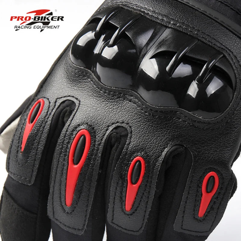 Guantes de motocicleta con envío gratuito para carreras, impermeables, resistentes al viento, de cuero cálido para invierno, para ciclismo, guantes fríos para bicicleta, guantes de motor Luvas