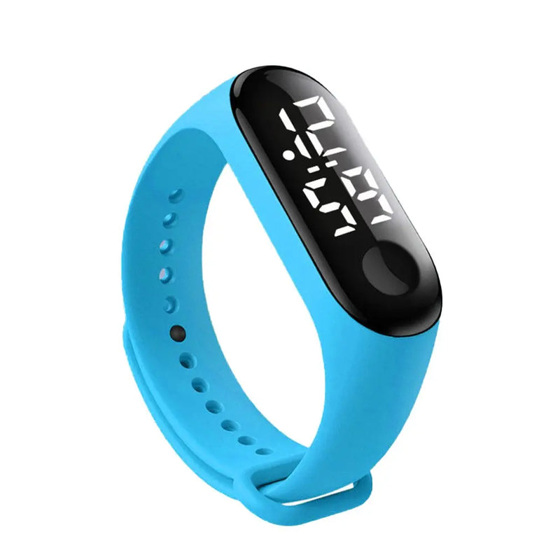 Reloj de pulsera inteligente deportivo con pantalla a color para hombre y mujer, pulsera de silicona resistente al agua, con rastreador de actividad, 2023