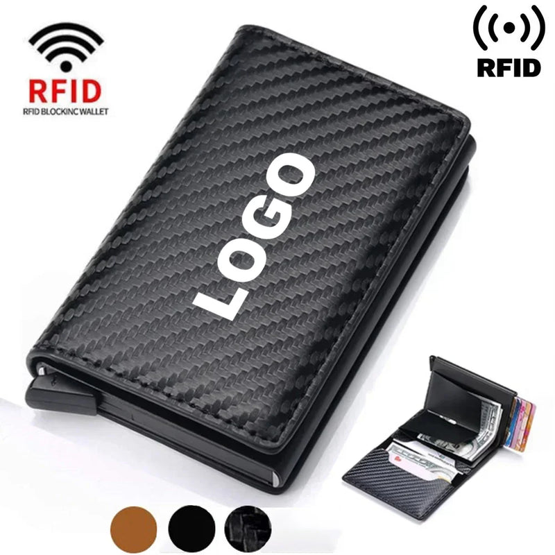 Tarjetero RFID para hombre, tarjetero de cuero, accesorios para coche, para BMW 3, E46, G20, E90, E60, F10, F20, F30, E39 M