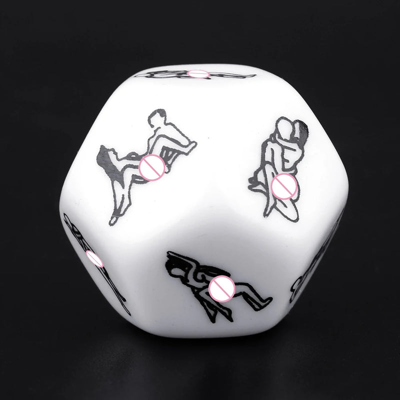 Adult Sexy Toys 12 Sides Sex Dice Erotic Love Posture Couple Humour Game Sexual Sexuels Position Foreplay Acrylic Cube Accessory