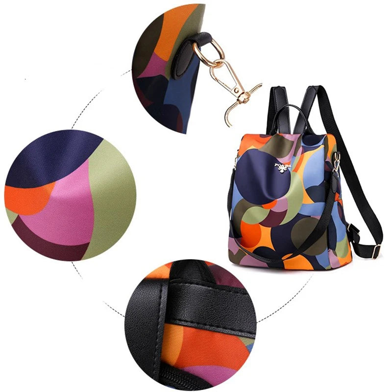 Mochilas de lujo para mujer, Oxford, impermeables, para el hombro, mochilas escolares para adolescentes, mochilas antirrobo para mujer, mochilas femeninas