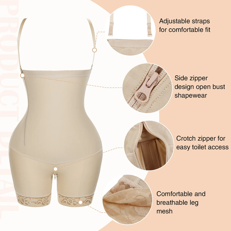 Colombian Reductive Girdles Women Tummy Control Butt Lifter Body Shaper Post Liposuction Waist Trainer Corset Slimming Underwear