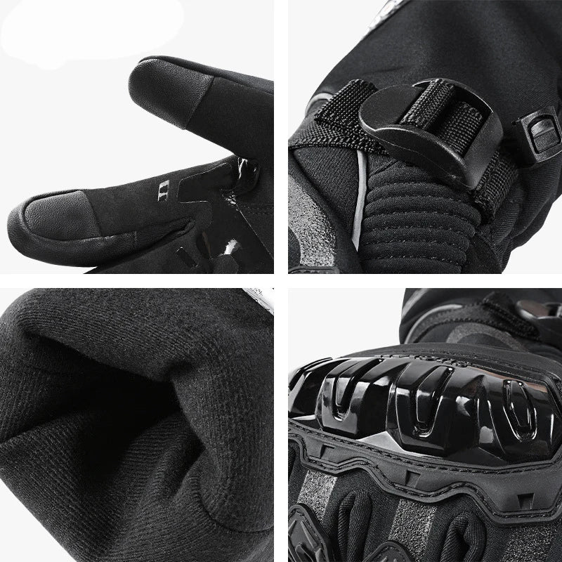 2023-Upgrade Motorcycle Gloves Guantes Moto Riding Touch Screen Winter for Ls2 Jacket Benelli Leoncino 500 Kemimoto