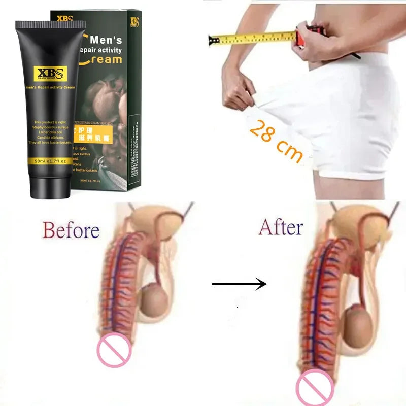 Crema para agrandar el pene Peni Enlarg XXL para hombres Gel de masaje para agrandar el pene Titan Penis Enlarge Aceite de masaje para hombres 50 g