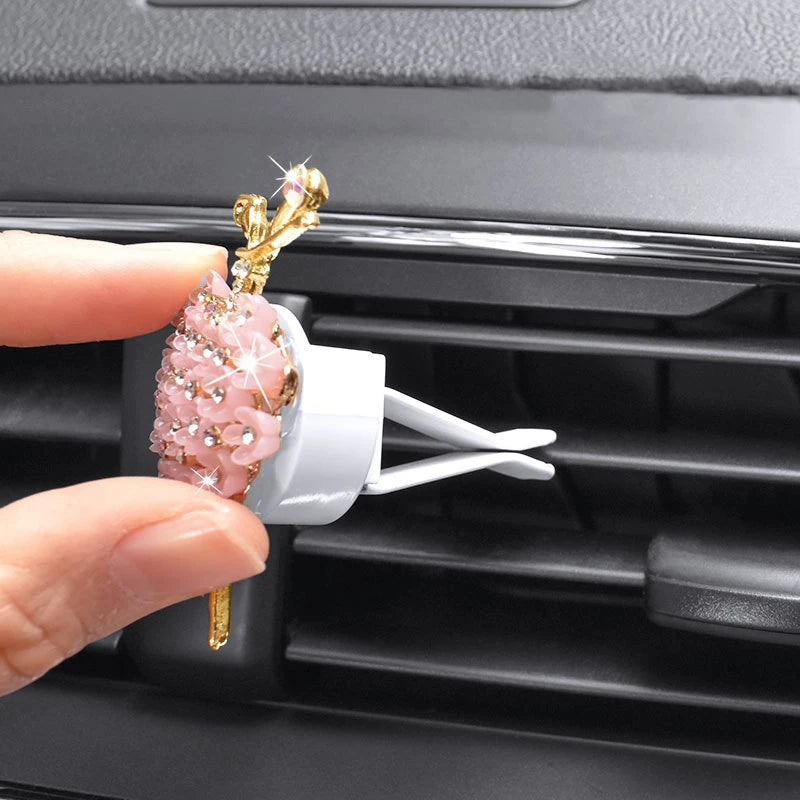 Ballet Girl Car Air Freshener Car Fragrance Perfume Clip Diffuser Auto Vent Scent Parfum Diffuser Car Decor Interior Accessories