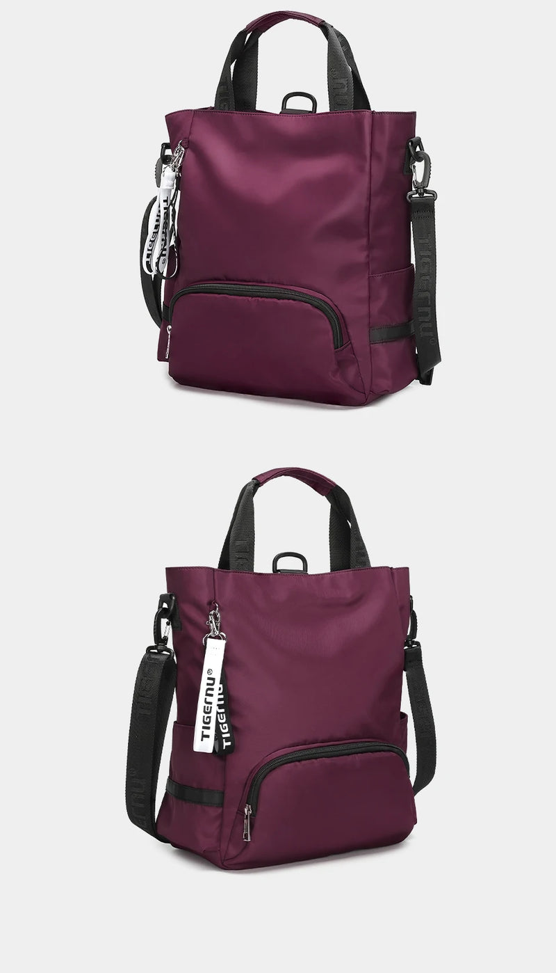 Mochila 3 en 1 de moda Tigernu para mujer, bolso de mano para el tiempo libre, bolso de hombro ligero, bolso de escuela secundaria para la universidad, bolso de mano para niñas, bolso de mujer