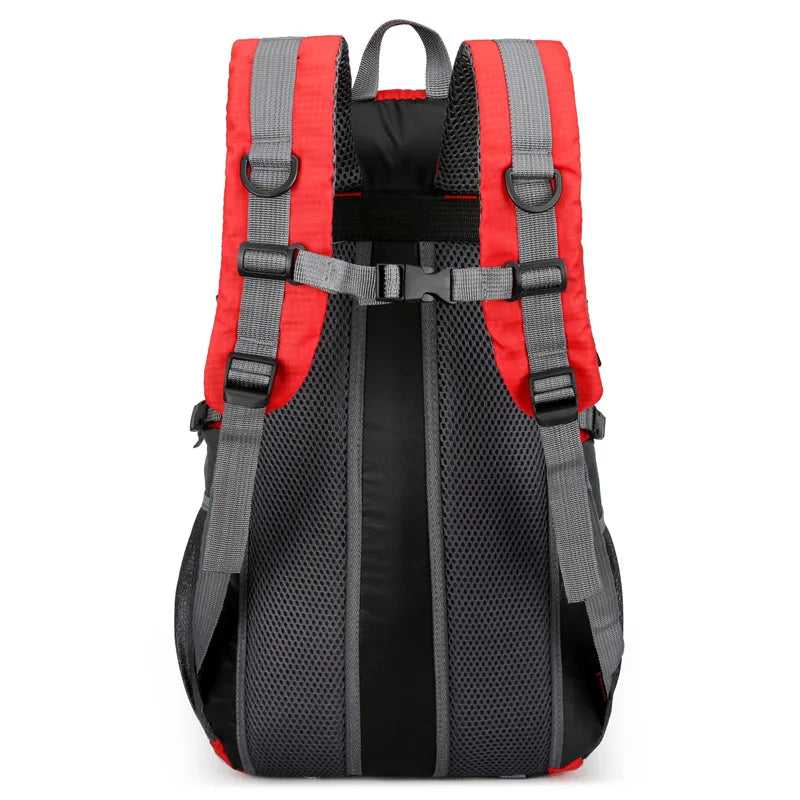 Mochilas de viaje impermeables de nailon para hombre, bolsas de viaje para escalar, mochilas de senderismo, mochilas escolares para deportes al aire libre, mochilas para hombre y mujer de 40 l