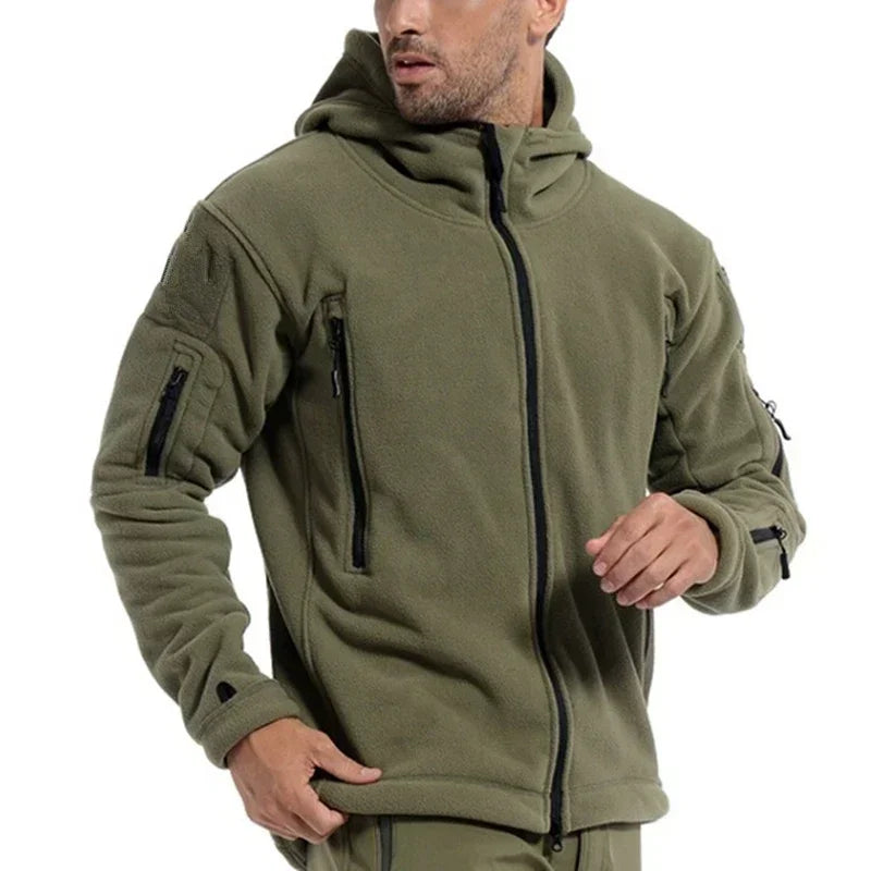 Chaqueta polar militar de invierno para deportes al aire libre, senderismo, chaqueta polar, chaqueta táctica deportiva para hombre, chaqueta de combate