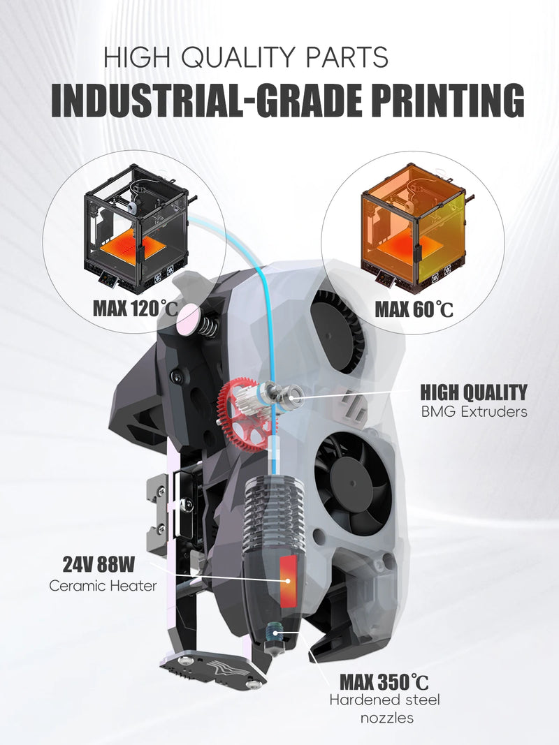 Voron Trident SIBOOR [junio de 2024] Impresora 3D CoreXY 4AWD con estructura de metal CNC, kits completos de impresora 3D DIY mejorada Stealthburner