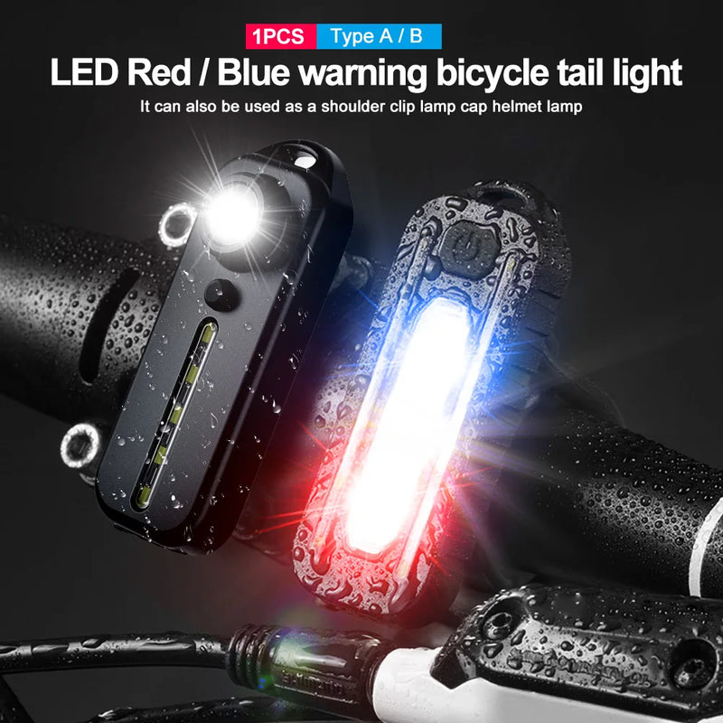 Linterna de llavero para policía, linterna LED recargable por USB, luces con clip para el hombro, luz intermitente de advertencia, lámpara de trabajo para exteriores