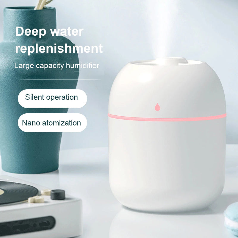 Portable Mini Ultrasonic Humidifier USB Essential Oil Fogger Diffuser Indoor Mute Fogger Mist Maker Home Fragrance Accessories