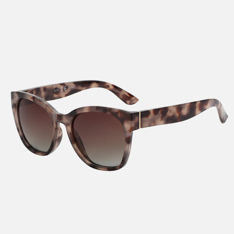 ZENOTTIC 2024 Gafas de sol polarizadas originales con montura de mariposa gruesa para mujer, gafas de sol con protección UV400, estilo ojo de gato