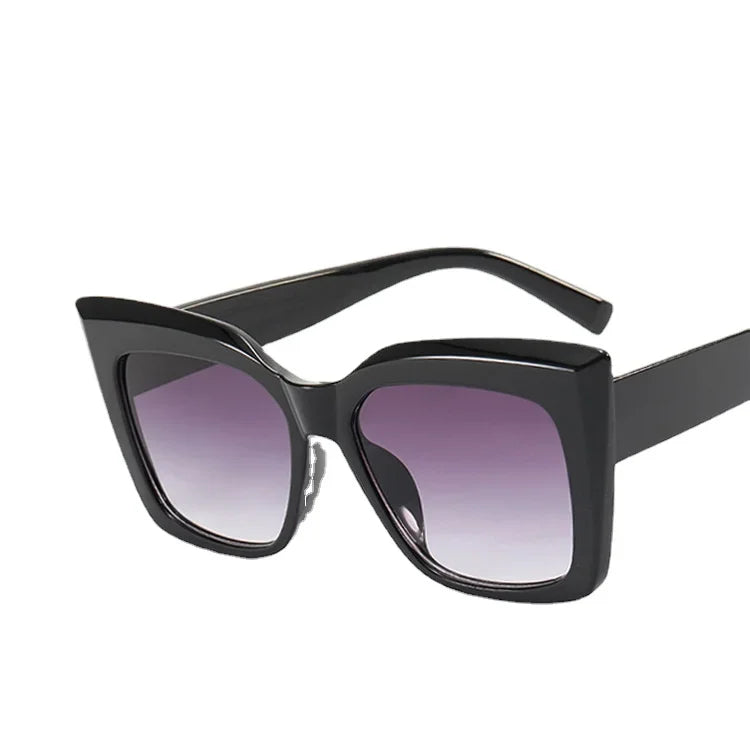 Gafas de sol de ojo de gato de gran tamaño 2024, gafas de sol de moda para mujer, gafas de sol con degradado para hombre, gafas con protección UV400