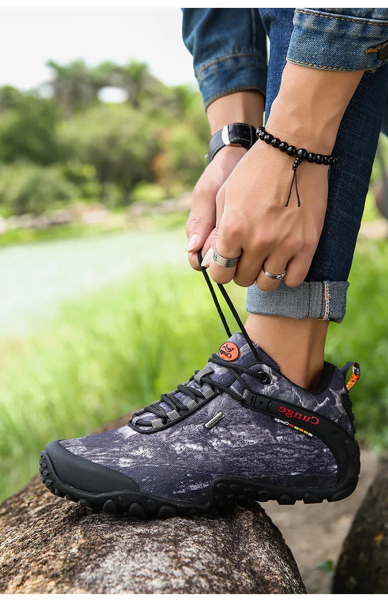 Botas de seguridad impermeables antideslizantes para hombre, calzado táctico militar para senderismo en el desierto, camuflaje, antipinchazos, para trabajo, 2022