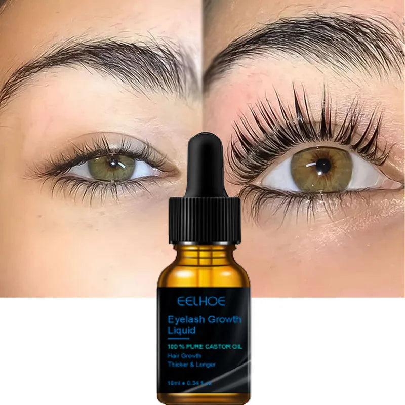 Suero para el crecimiento rápido de pestañas, cejas, pestañas gruesas naturales, oscuras y hermosas, loción para pestañas sin rastro, tratamiento para el cuidado de los ojos nuevo