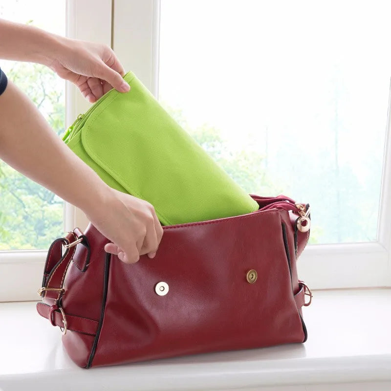 Bolsa organizadora colgante, plegable, para cosméticos, maquillaje, neceser de viaje, neceser de belleza, accesorios de baño