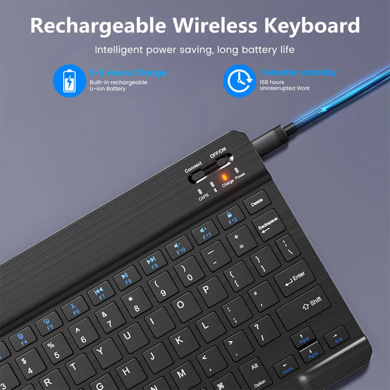 Mini Wireless Keyboard Bluetooth Keyboard For ipad Phone Tablet Portable Bluetooth Keyboard and Mouse For Samsung Xiaomi Android