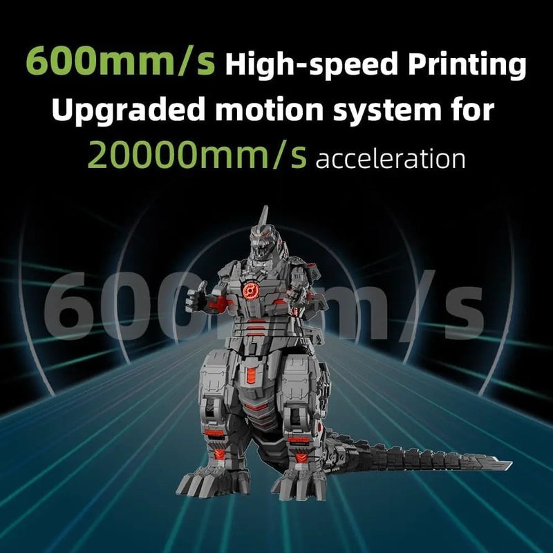 FLSUN V400 3D Printer Speed Up To 600mm/s Large Printing Size 300mm*300mm*410mm Auto Leveling Direct Drive Extruder 300℃ heating