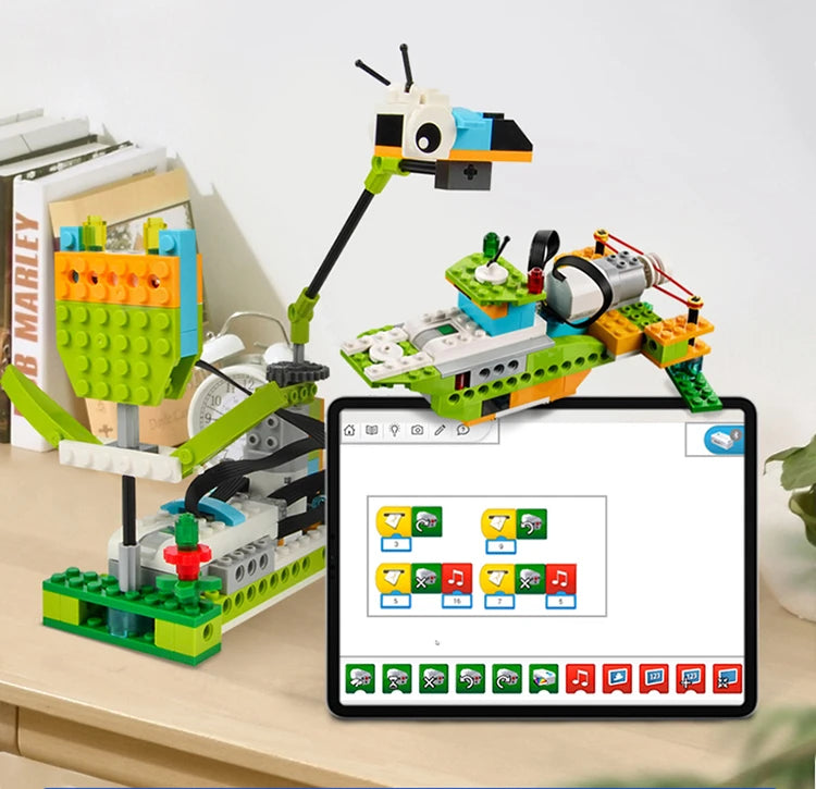 390 piezas de la tercera generación WeDo 2.0 Core Set Scratch 3.0 Robotics Construction School STEAM Kit de ladrillos educativos Juguetes Regalos