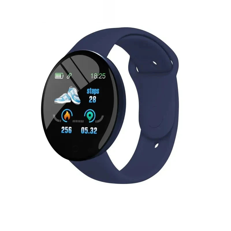 Nuevo reloj inteligente multifuncional D18 para hombres y mujeres, con Bluetooth, teléfono conectado, pulsera deportiva para música y fitness, monitor de sueño, reloj inteligente