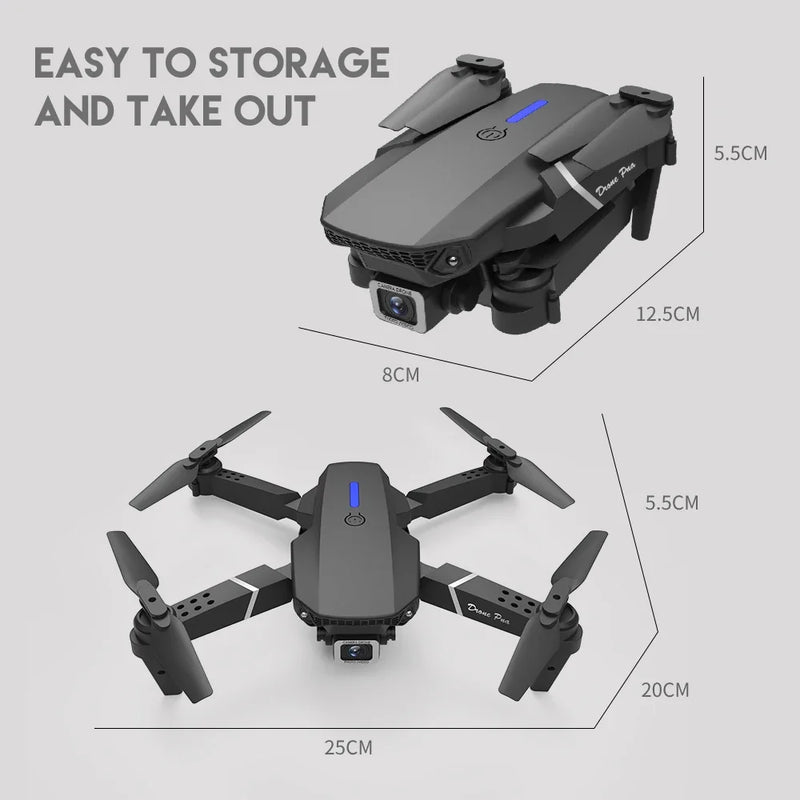 Xiaomi Mijia E88 Pro Drone 5G FPV With Wide Angle HD Camera Obstacle Avoidance Height Hold RC Foldable Drone for Adult Child Toy