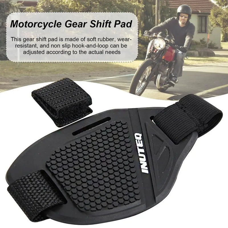 Almohadilla de cambio de marchas para motocicleta, protector de puntera de estribo para pie, cubierta de goma suave para palanca de cambios, accesorio para montar en moto