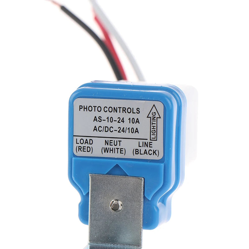 1PCS AC 24V 110V 220V Auto On Off Photocell Street Light Sensor Switch Auto Street Light Switch Night On Day Off Sensor Switches