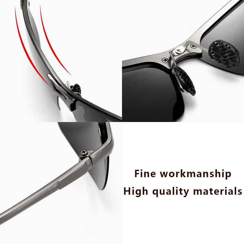 Photochromic Sunglasses Men Polarized Driving Chameleon Glasses For Rayban Glasses Anti-glare Car Glasses Car Stickers