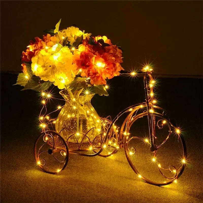 1M 2M 3M 5M 10M 20M 30M Copper Wire LED String lights Holiday lighting Fairy Garland For Christmas Tree Wedding Party Decoration