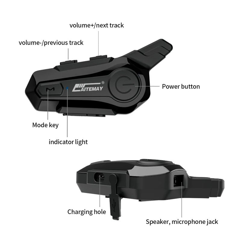 Intercomunicador para casco de motocicleta X1 Plus con Bluetooth 5.0, auriculares inalámbricos para motocicleta, altavoz de interfono de 1000 m, manos libres, walkie talkie para casco