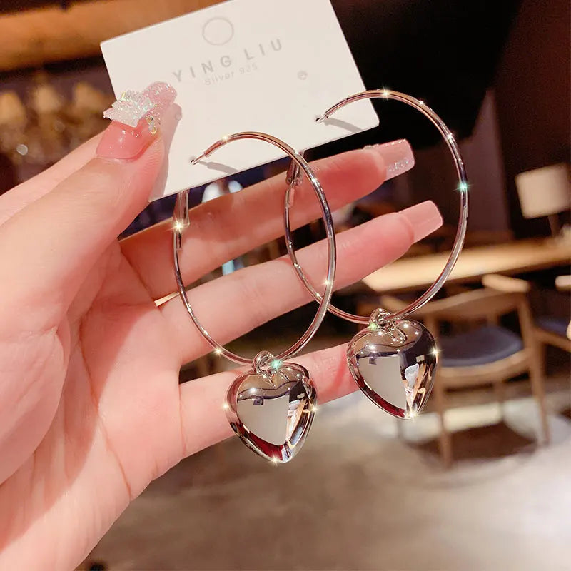 Pendientes largos de cristal con forma de hoja a la moda para mujer, regalo romántico de San Valentín, aniversario, joyería nupcial para fiesta de boda