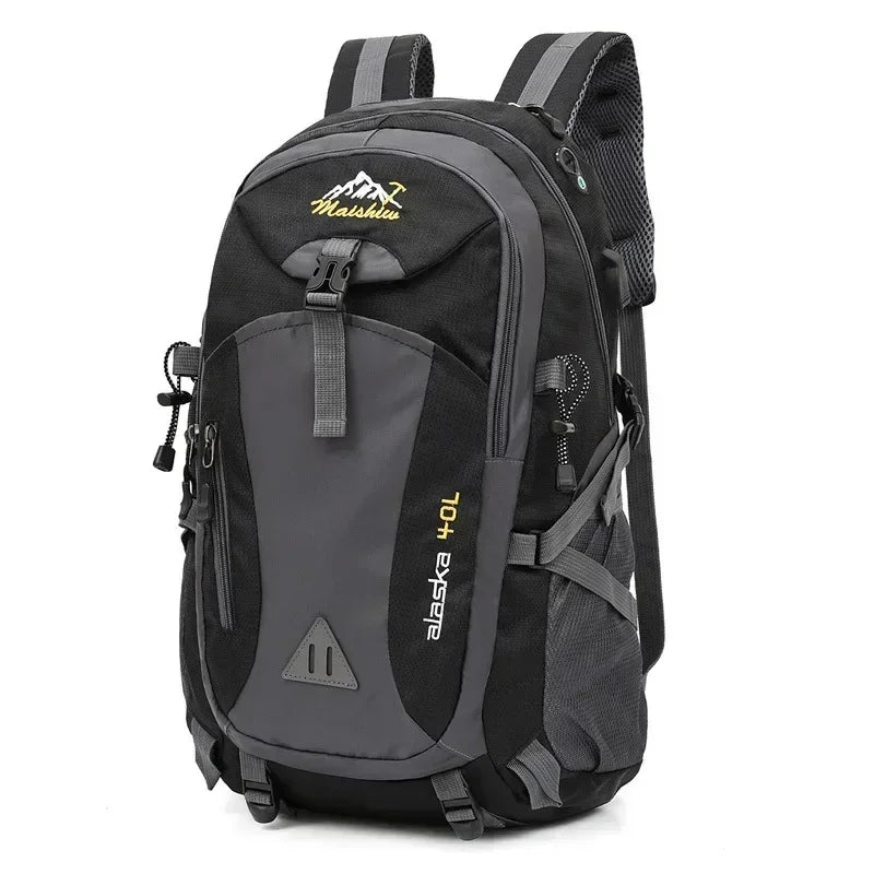 Mochila impermeable Weysfor de 40 l para hombre, mochila de viaje, bolsa deportiva, mochila para exteriores, montañismo, senderismo, escalada, camping, para hombre