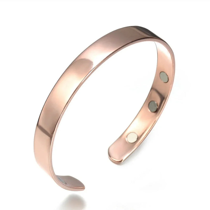 Pulsera magnética para terapia de artritis, brazalete energético, joyería para aliviar el dolor, metal biomagnético para mujeres y hombres