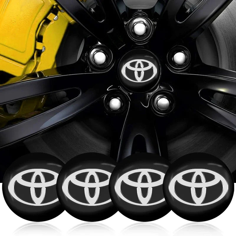 Car Goods 56mm Car Tyre Wheel Center Hub Cap Badge sticker For Toyota C-hr Prado Rav4 Yaris Hilux Prius Avensis Corolla Camry