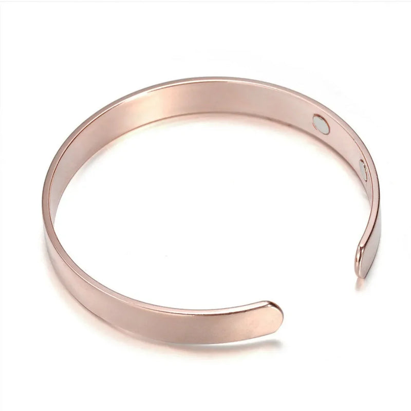 Pulsera magnética para terapia de artritis, brazalete energético, joyería para aliviar el dolor, metal biomagnético para mujeres y hombres