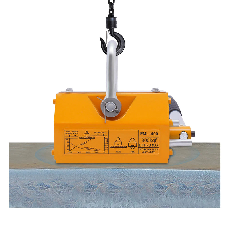 300kg/660lbs Steel Magnetic Lifter Heavy Duty Magnets Crane Hoist Lifting Magnet with Release Tool