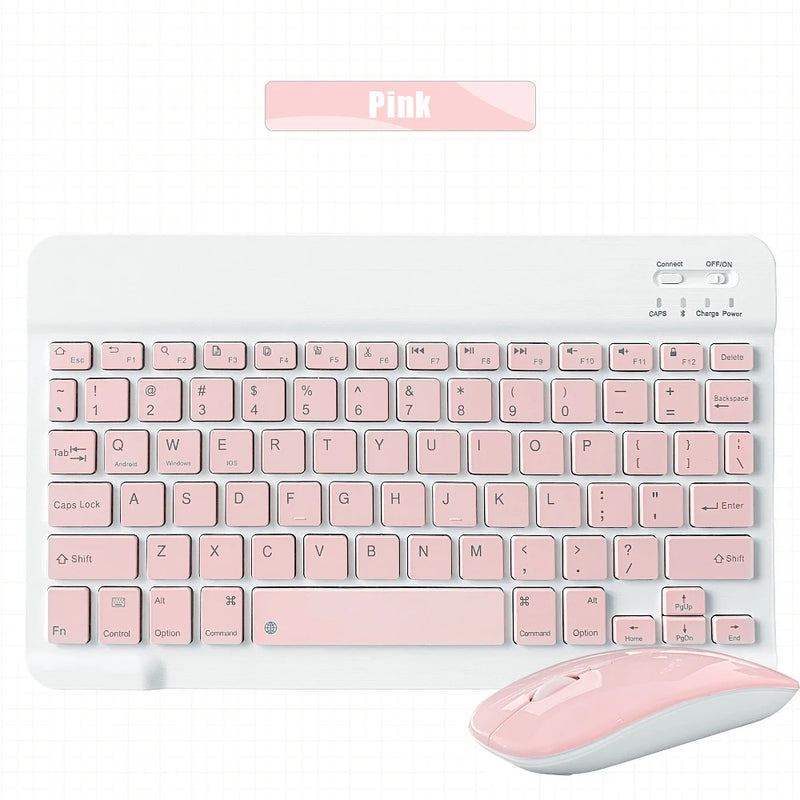 Mini Wireless Keyboard Bluetooth Keyboard For ipad Phone Tablet Portable Bluetooth Keyboard and Mouse For Samsung Xiaomi Android