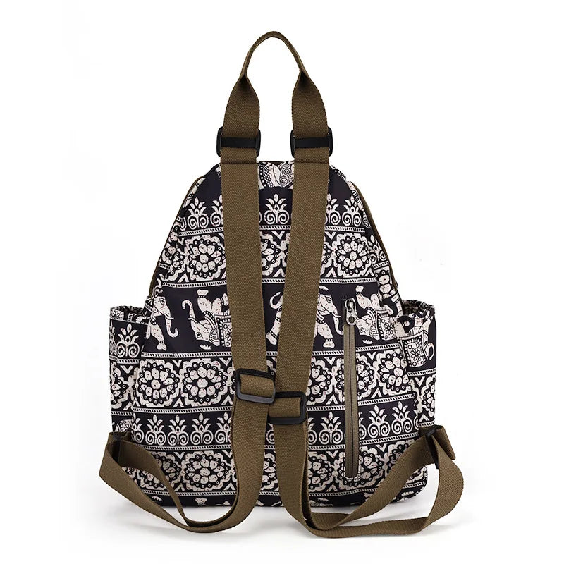 Mochila informal versátil de gran capacidad para mujer, de moda, estilo retro, ligera, estilo coreano para estudiantes