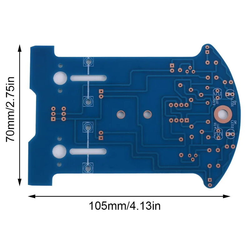 Kit de electrónica para hacer tú mismo en un coche inteligente, proyecto de soldadura, práctica de robot de seguimiento de línea para estudiantes de STEM, educación escolar