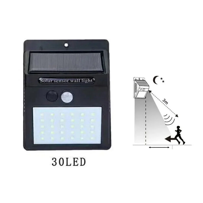 LED Solar Light 30/100 LEDs Wireless Motion Sensor Light Waterproof Solar Outdoor Lights Garden Decoration Spotlights Wall Lamp